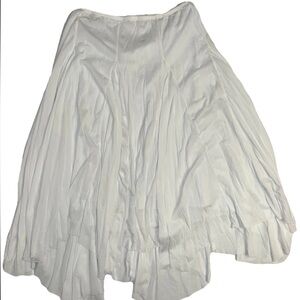 Coachella y2k studio y white pleated skirt boho fairy grunge tiered